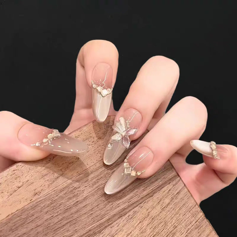 Artificial nails with elegant, adorned tips Kalsten