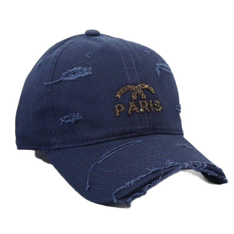 Women's Distressed Graphic Adjustable Baseball Cap Kalsten