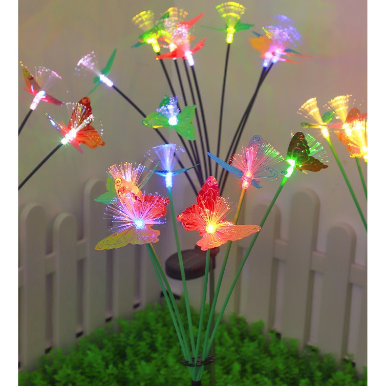 Decorative LED Fiber Optic Flower Stakes Bouquet Kalsten