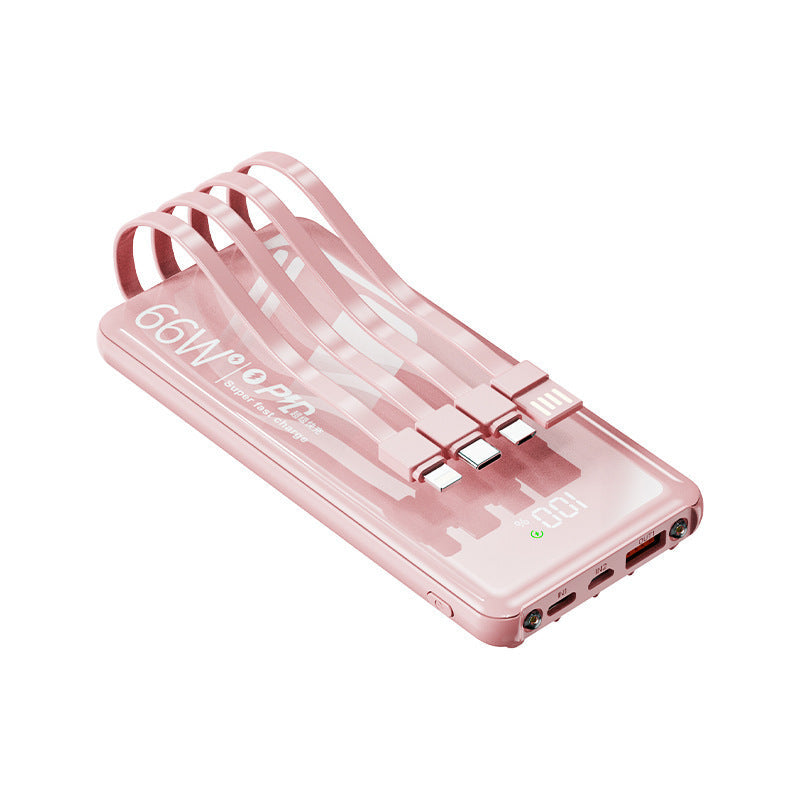 Portable power bank with integrated charging ports and high fast charging performance Kalsten