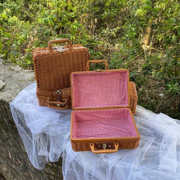 Women braided cosmetic and storage case Kalsten