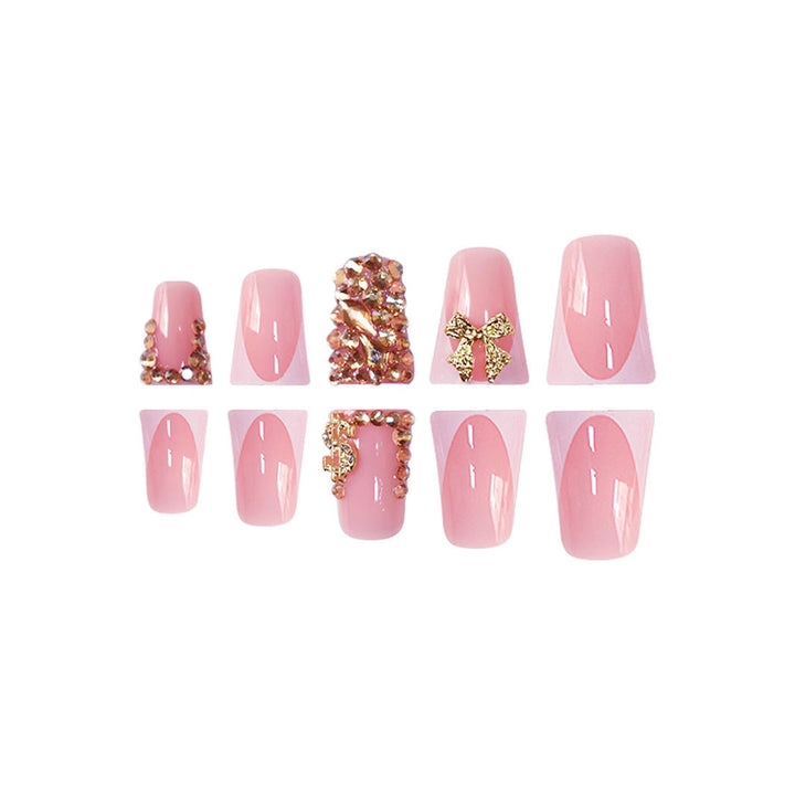 Decorative Long Press-On Nail Set Kalsten