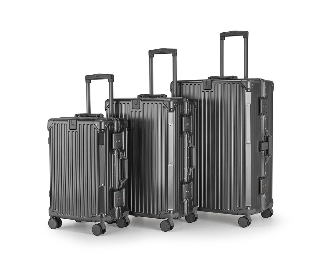 Unisex Aluminum Hard Shell Travel Luggage Set Kalsten