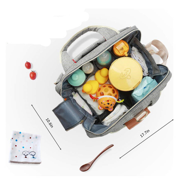Ladies diaper bag with integrated changing mat Kalsten