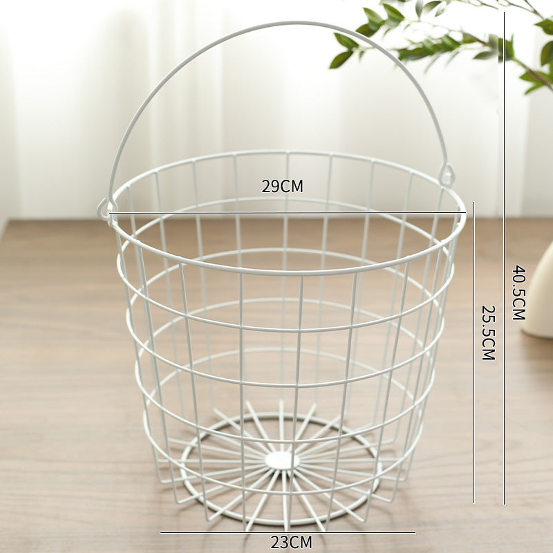 Unisex wire basket with ergonomic carrying lid Kalsten