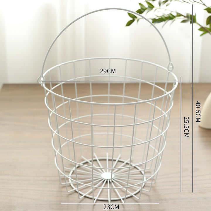 Unisex wire basket with ergonomic carrying lid Kalsten