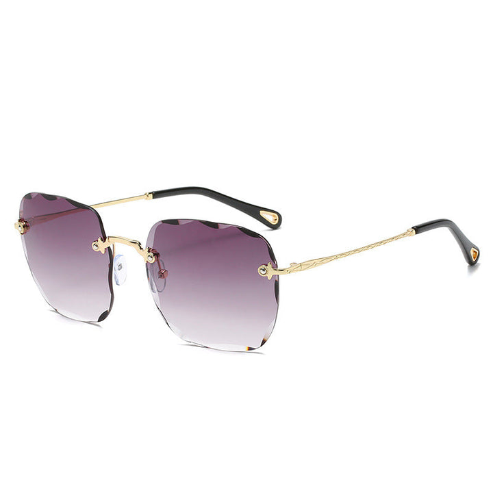 Women's stylish wing sunglasses with high-quality metal frame Kalsten
