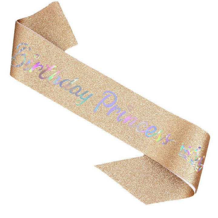 Women's Glittering Birthday Sash Kalsten