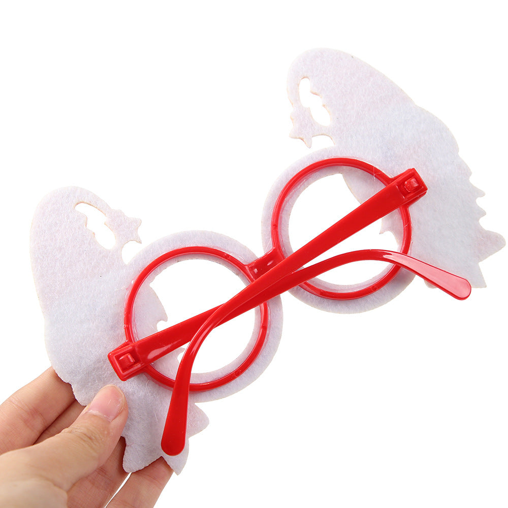 Unisex nan novelty hand-shaped patriotic party eye glasses with finger-frame design Kalsten