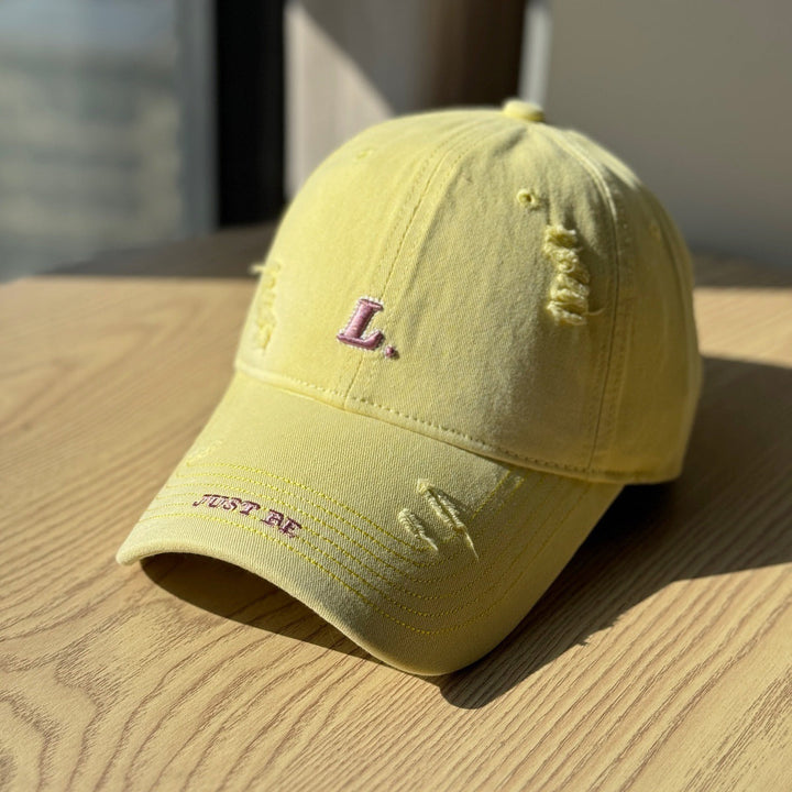 Women's Distressed Cotton Baseball Cap Kalsten
