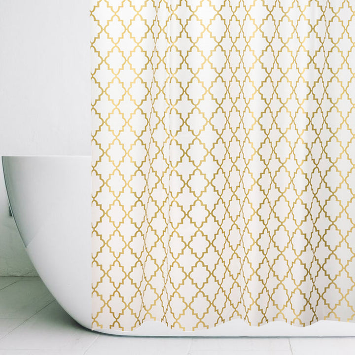 Chic Geometric Pattern Shower Curtain Kalsten