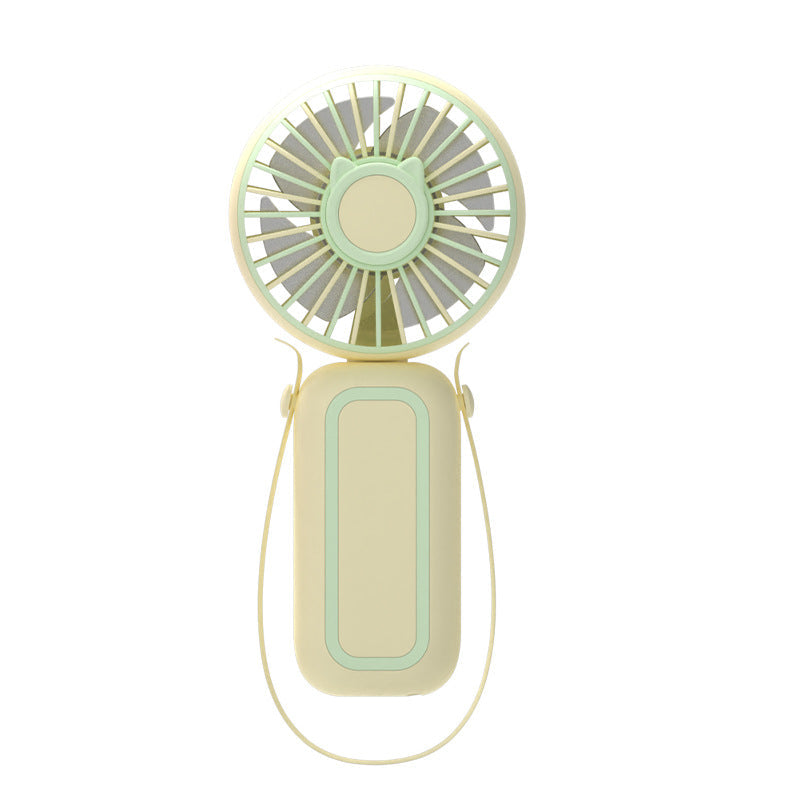 Women's Portable Handheld Fan with Integrated Neck Strap Function Kalsten