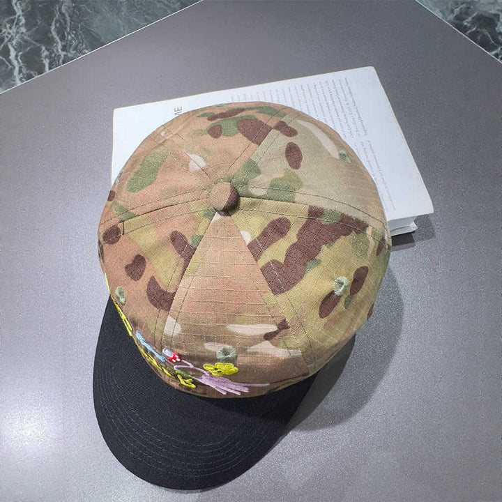Unisex Embroidered Camo Cap Kalsten