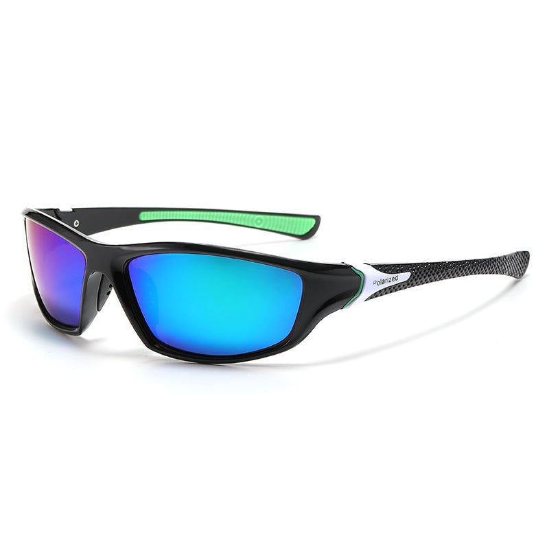 Unisex nan sporty wraparound sunglasses with polarized, shatterproof polycarbonate lenses and non-slip nose pads Kalsten