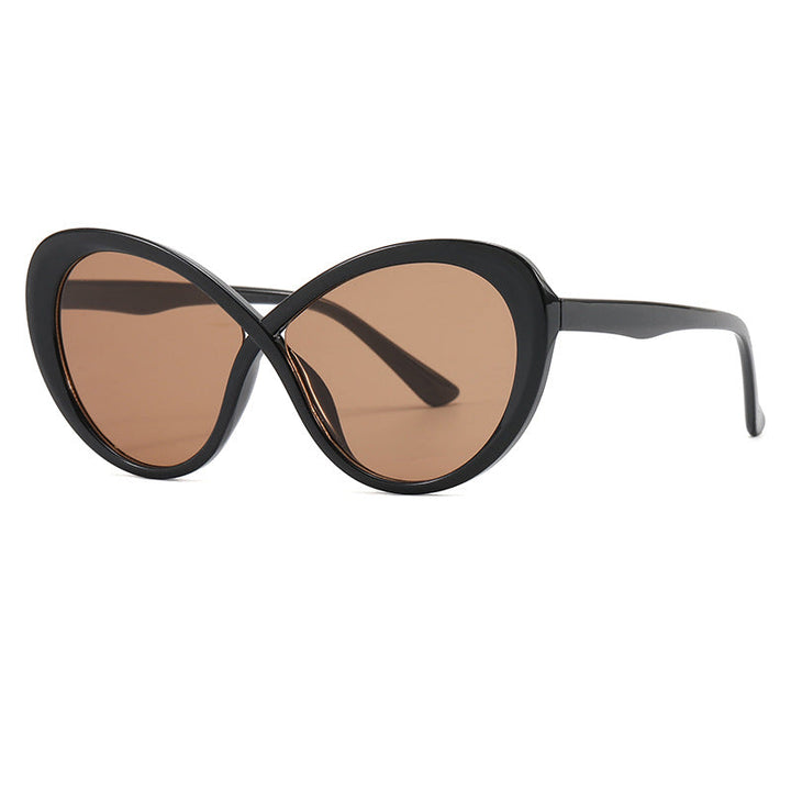 Women Cat-Eye Sunglasses with Mirrored Lenses Kalsten
