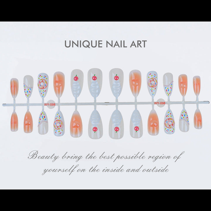 Decorative Press-On Nails Set Kalsten