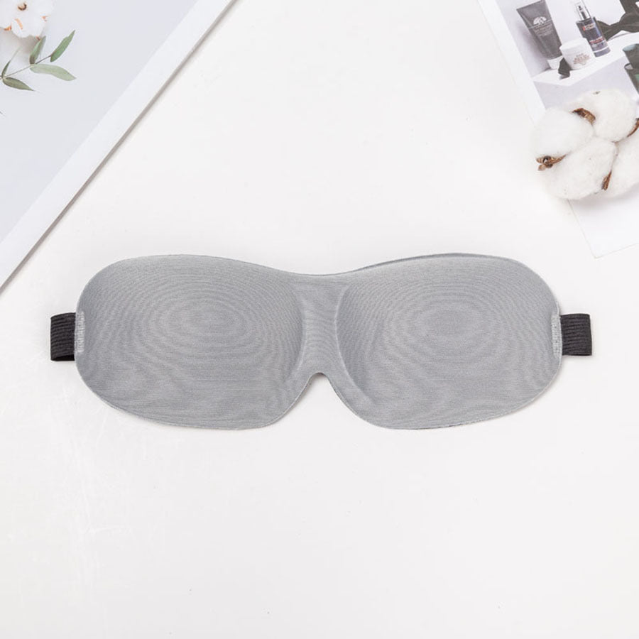 Unisex nan light-blocking travel mask with thermoformable nylon cover and wide comfort band Kalsten