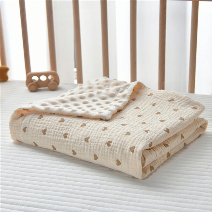 Plush Quilted Double-Sided Baby Blanket kalsten