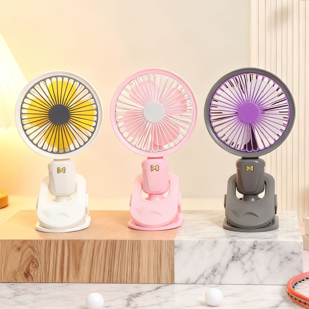 Women Portable Table Fan with Flexible Stand Kalsten