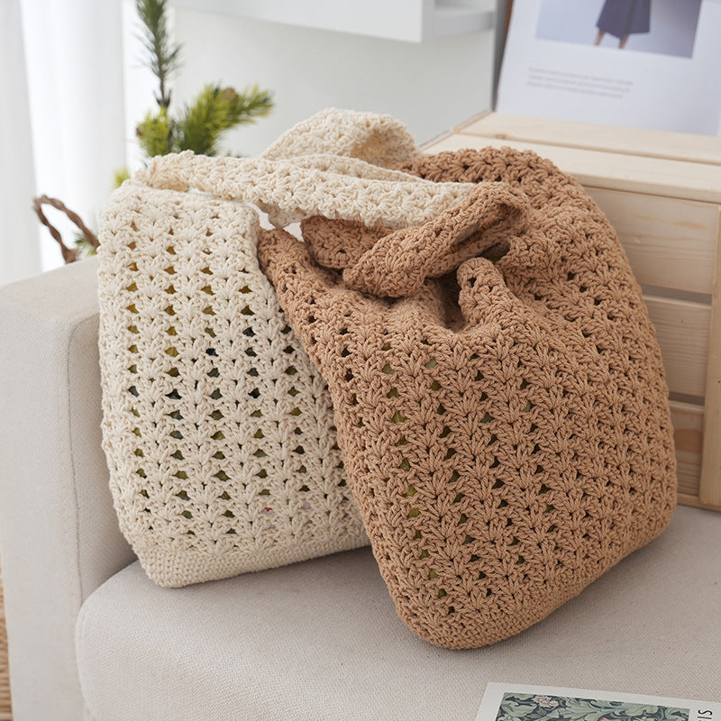Handcrafted Net Shoulder Bag Kalsten