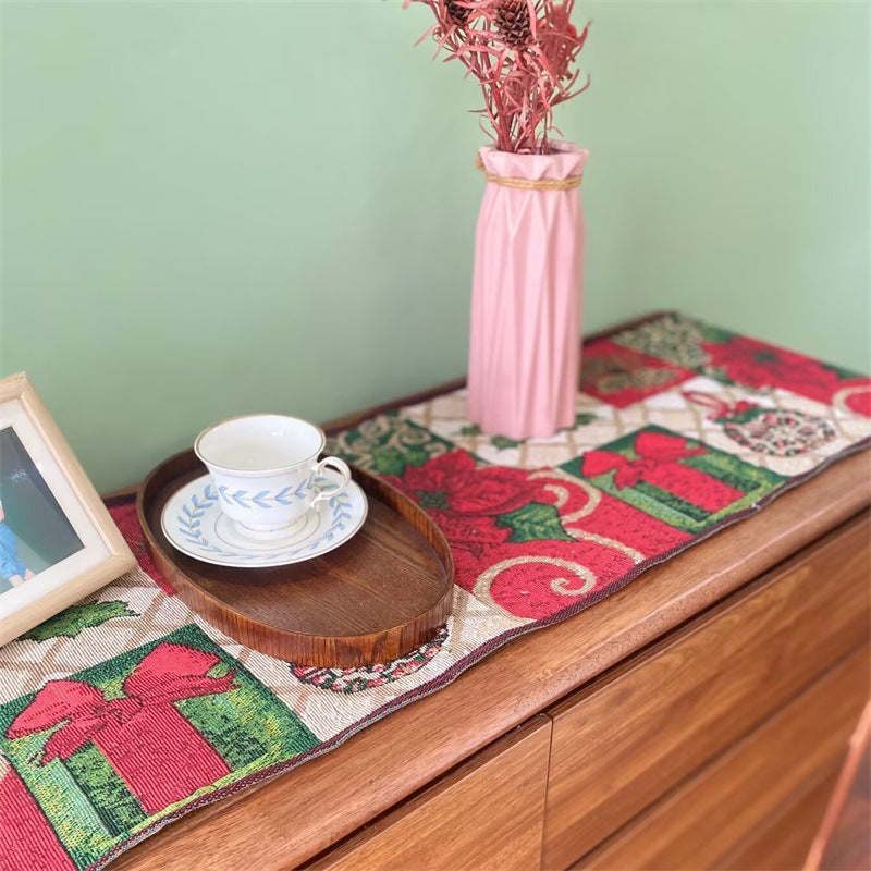 Festive Holiday-Themed Table Runner