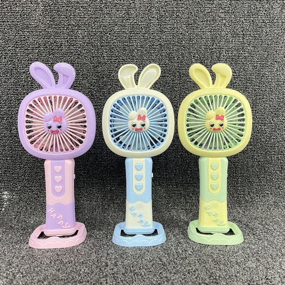 Unisex Portable Hand Fan with Cute Bunny Design Kalsten