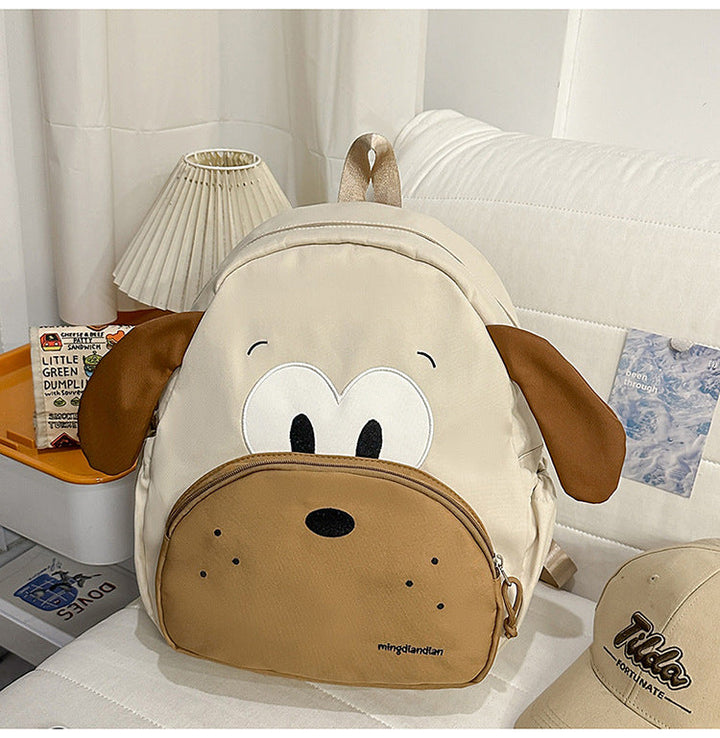Playful Dog-Themed School Backpack