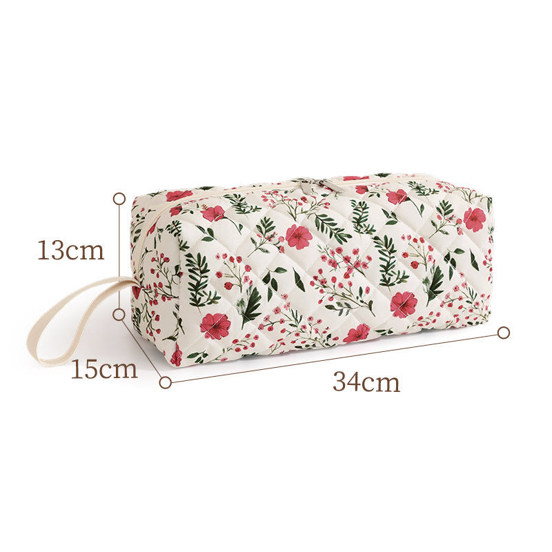 Quilted Animal Print Makeup Bag Kalsten