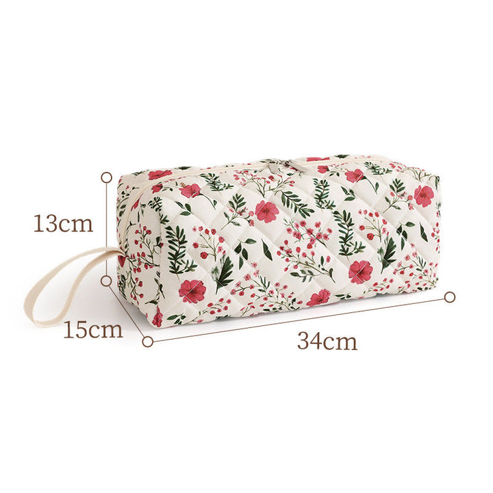 Quilted Animal Print Makeup Bag Kalsten