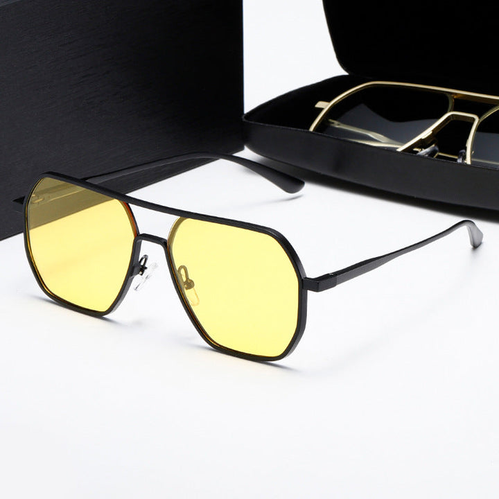Women's innovative fashionable sunglasses with rectangular frame Kalsten
