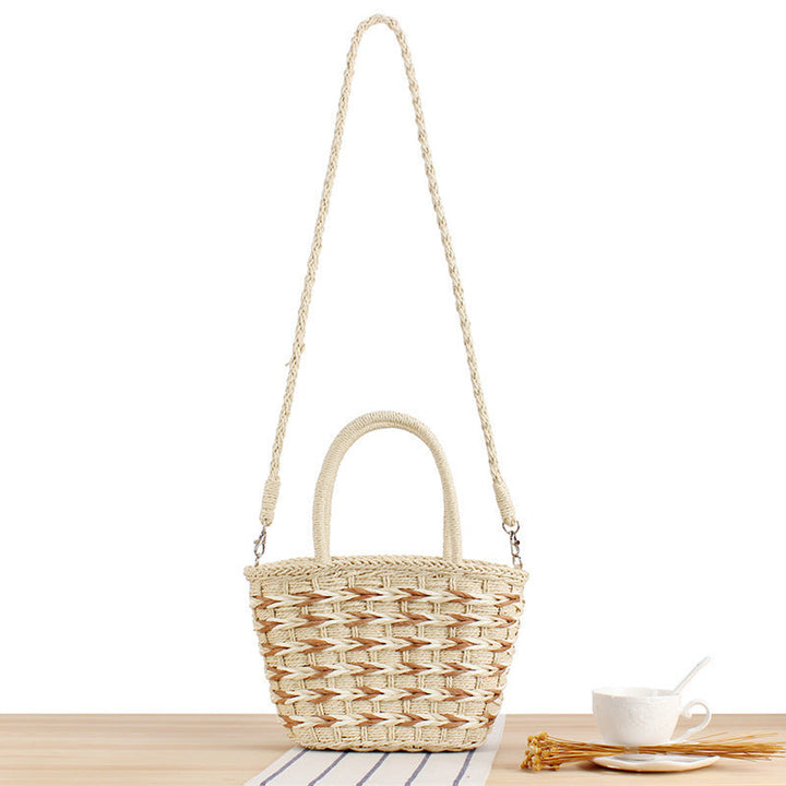Braided Designer Handbag with Removable Shoulder Strap Kalsten