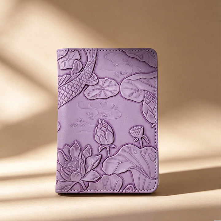Women Faux Leather Wallet with Floral Embossing Kalsten