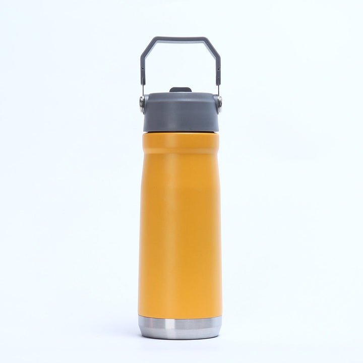 Women's Practical Insulated Drinking Bottle with Foldable Carry Handle Kalsten