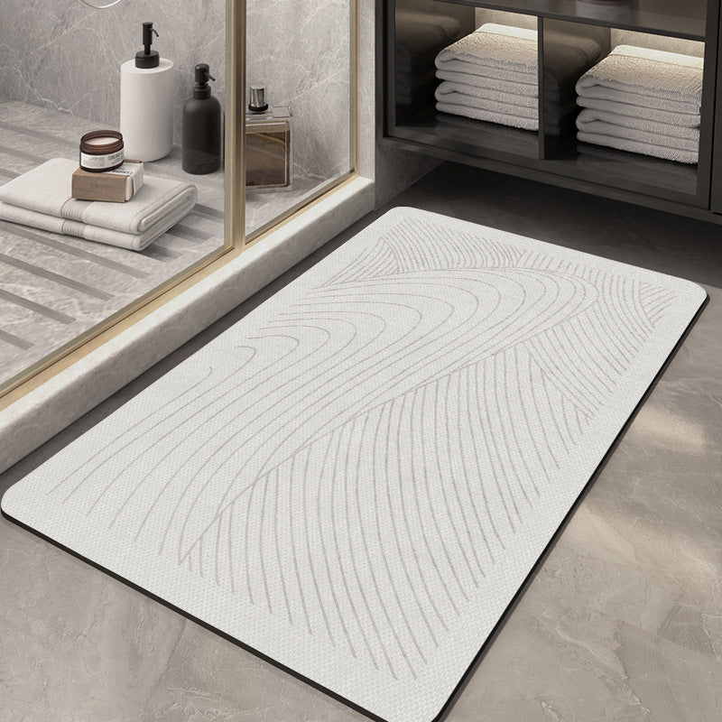 Geometric Patterned Bath Mat Acalora