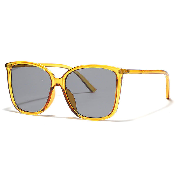 Ladies Cat-Eye Sunglasses with Luxurious Transparent Frame and UV Protection Kalsten