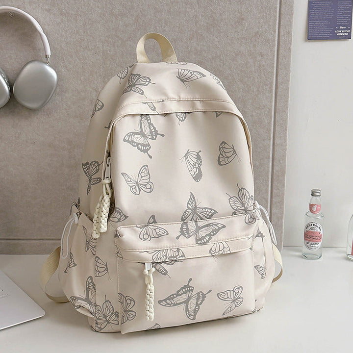 Elegant Butterfly Print Backpack Kalsten