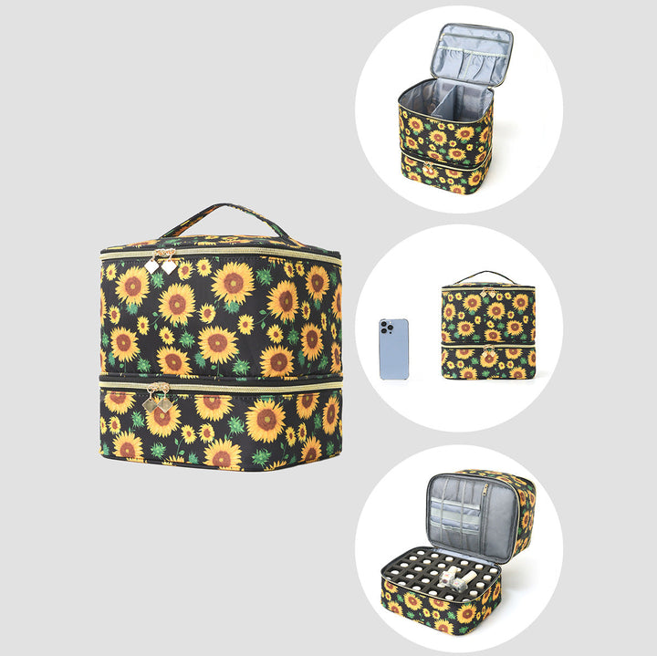 Cosmetic organizer with intelligent compartment system Kalsten