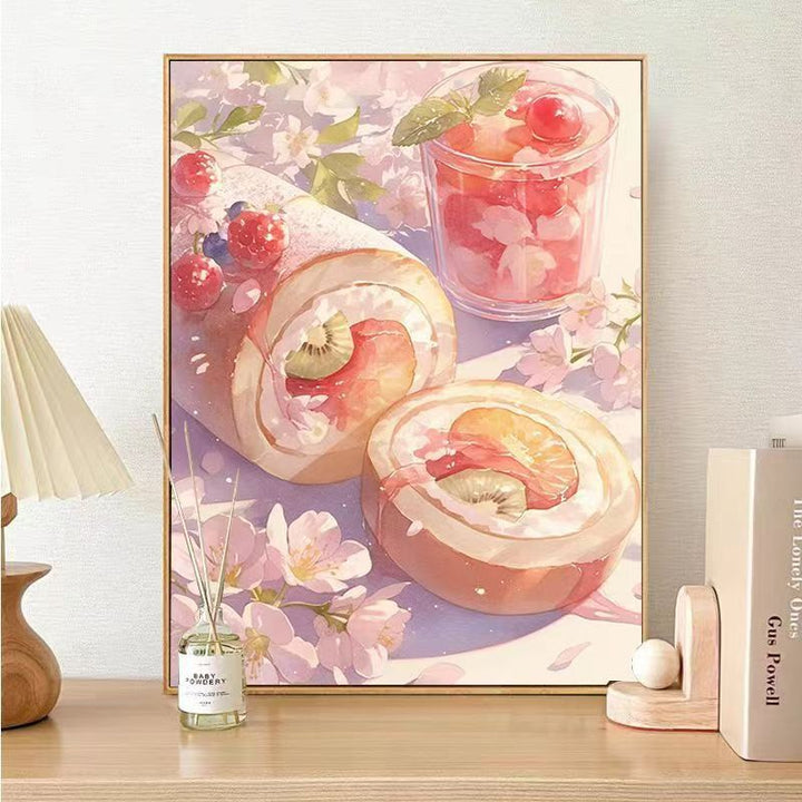 Gourmet Dessert-Themed Canvas Wall Art Kalsten