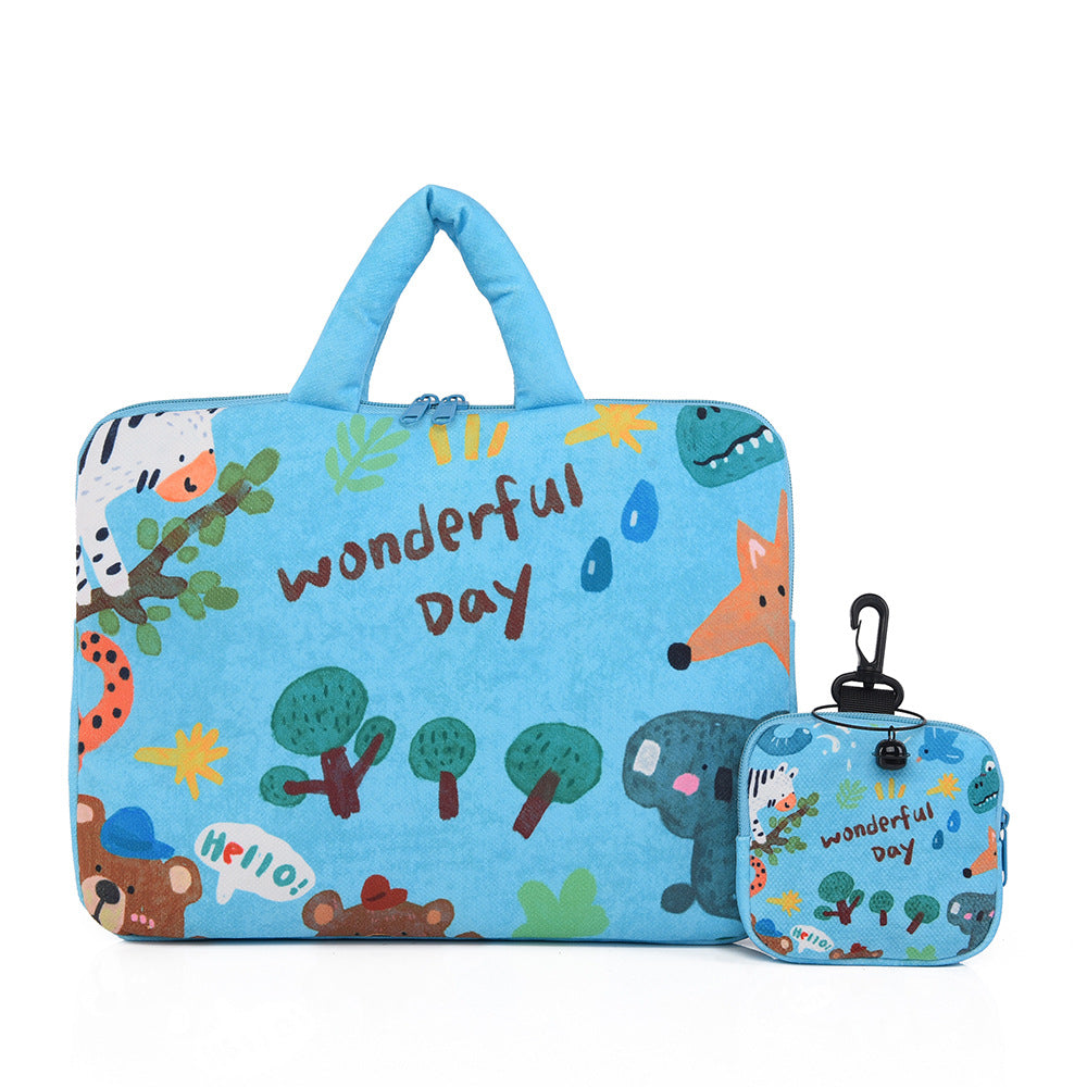 Stylish laptop cover with cute dog design Kalsten