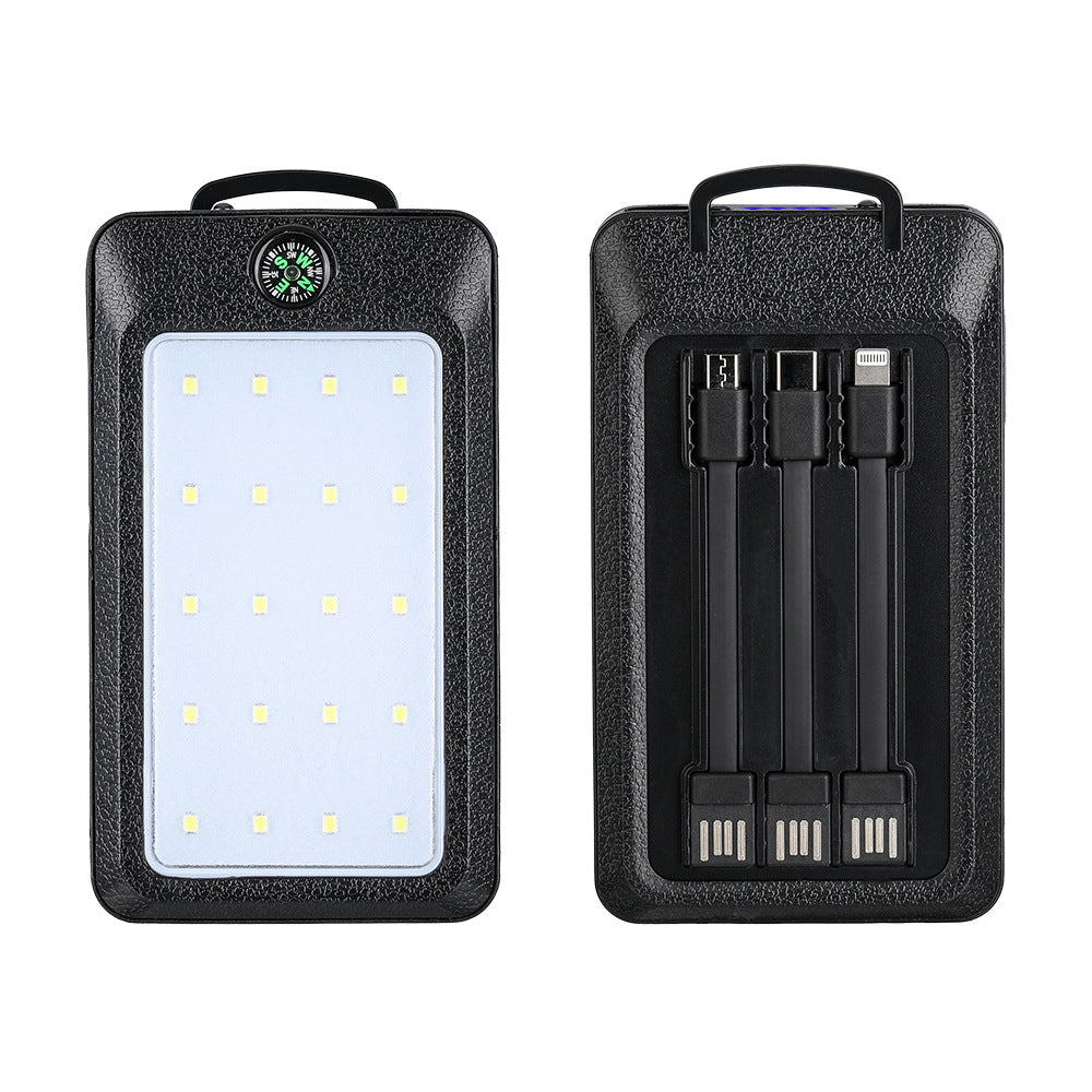 Multifunctional charging power bank with integrated LED lighting and compass Kalsten