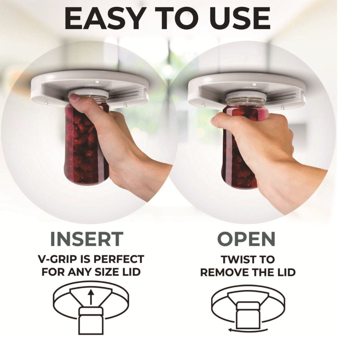 Automatic Under Cabinet Mason Jar And Bottle Lid Opener