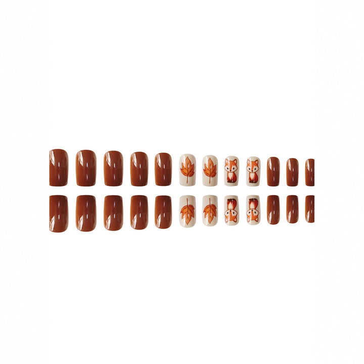Decorative Glittery Star-Accented Press-On Nail Set Kalsten