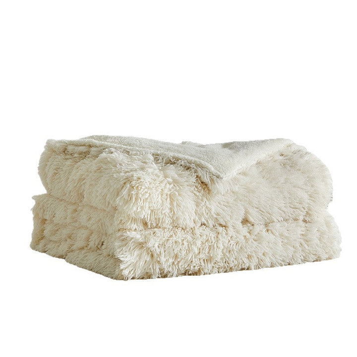 Women Luxury and Soft Faux Fur Blanket Kalsten