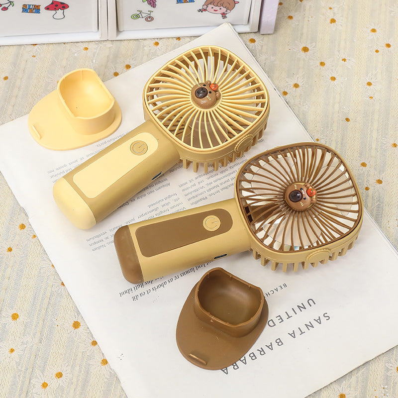 Women's Portable USB Hand Fan in Cute Animal Design Kalsten