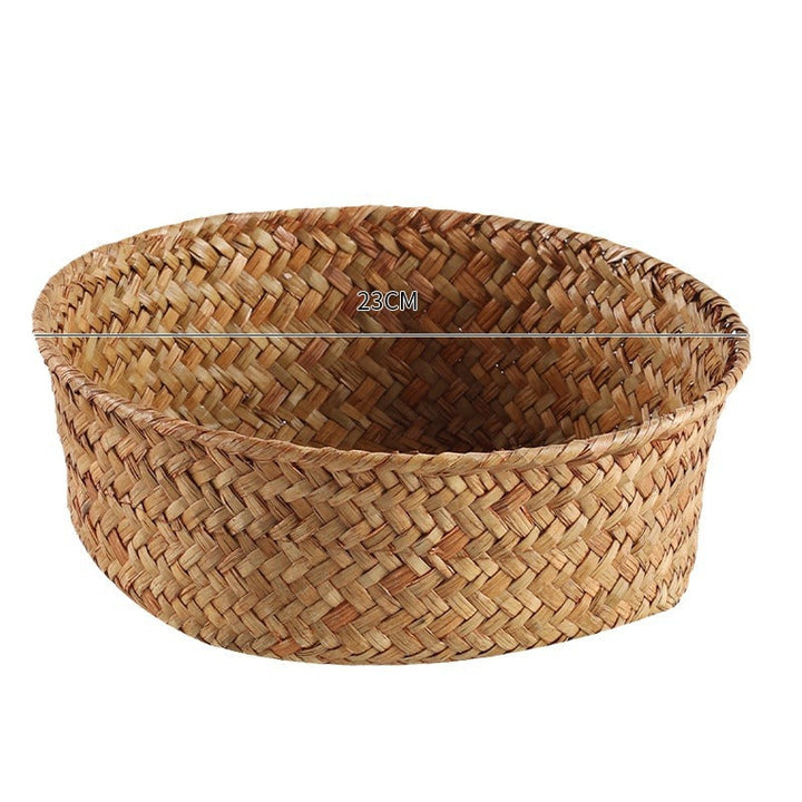 Handmade Natural Fiber Storage Basket Kalsten