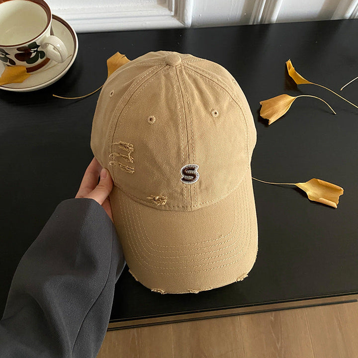 Unisex Distressed Embroidered Baseball Cap Kalsten