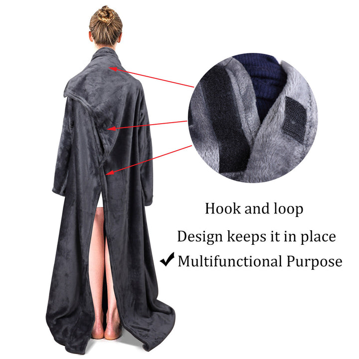 Women's Cozy Blanket with Sleeves and Pockets Kalsten