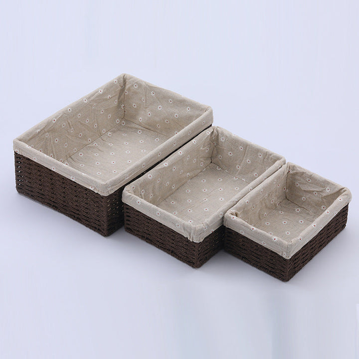 Women's Storage Basket Set with Decorative Lining Kalsten