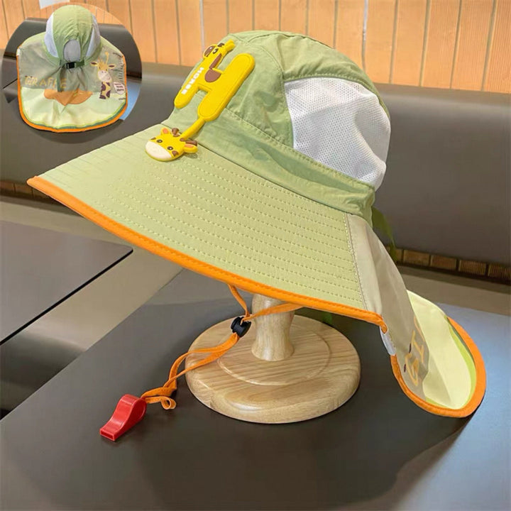 Sun Hat with Neck Protection, Breathable Mesh and Adjustable Chin Strap Kalsten