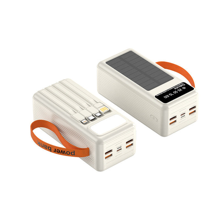 Multifunctional Solar Power Bank with Digital Charging Display Kalsten